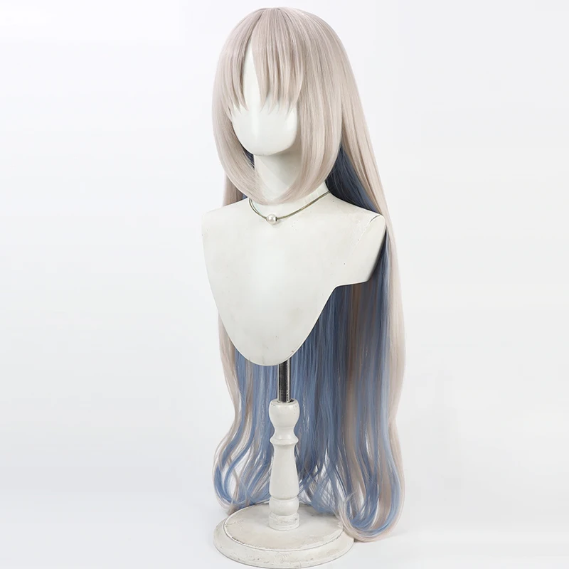 Game Wuthering Waves Fleurdelys Cosplay Wig 100cm Long Fleurdelys Hair Outfit For Hallowmas Party Adult Women Men