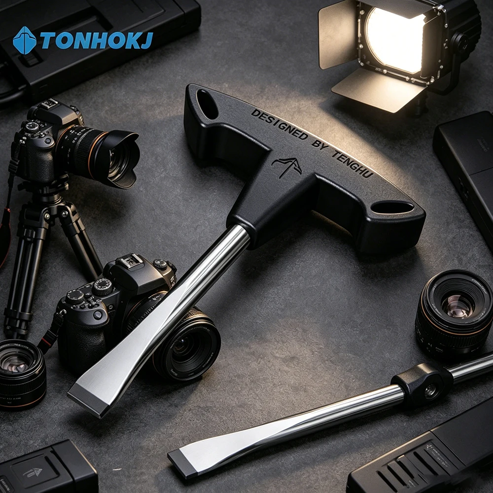 T Handle Flathead Wrench Repair Tool Slotted Screw for Disassembly Steel Spudger Tripod Head Canon Sony DSLR Camera Accessories