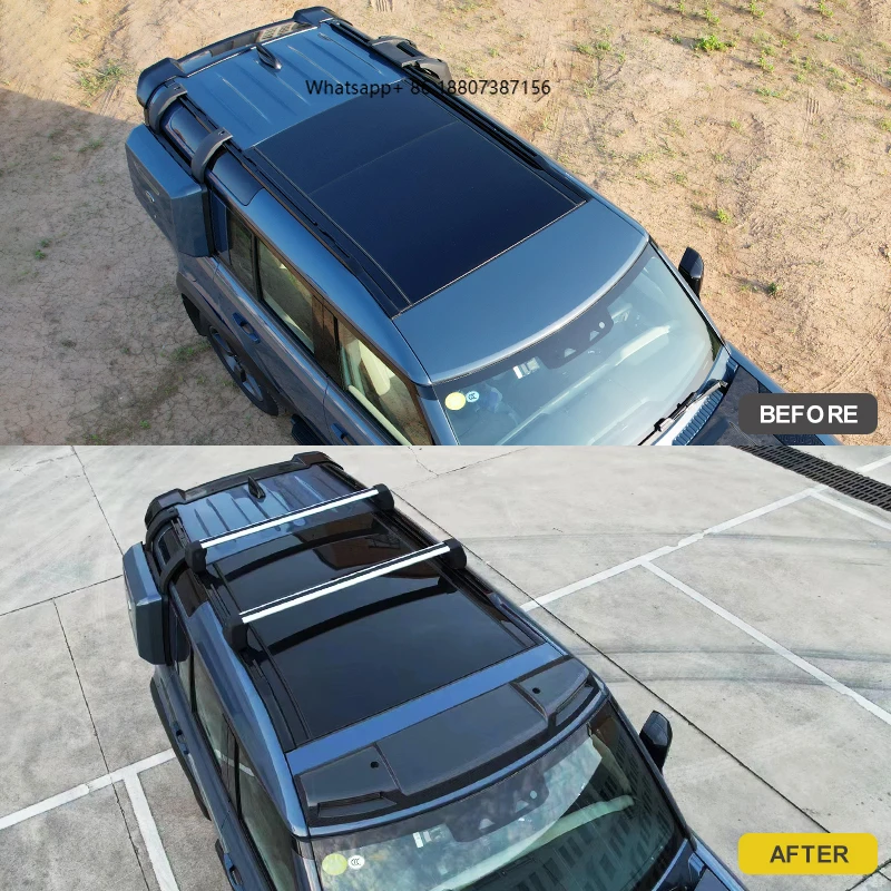 

High Quality Roof Rack Cross-bar Luggage Rail for 2020-2022 forLand Rover New Defender 110 Roof Rack