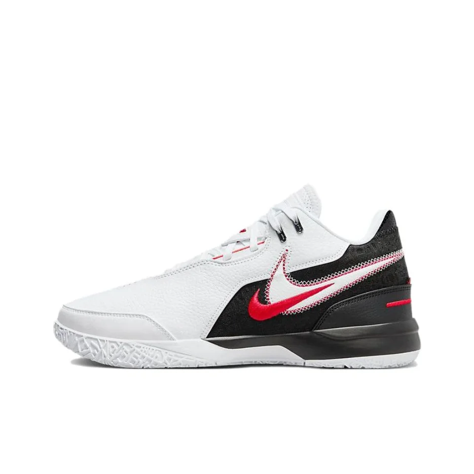Nike LeBron NXXT Gen Low top Basketball Shoes Men's White Black Asian Version FJ1567-100
