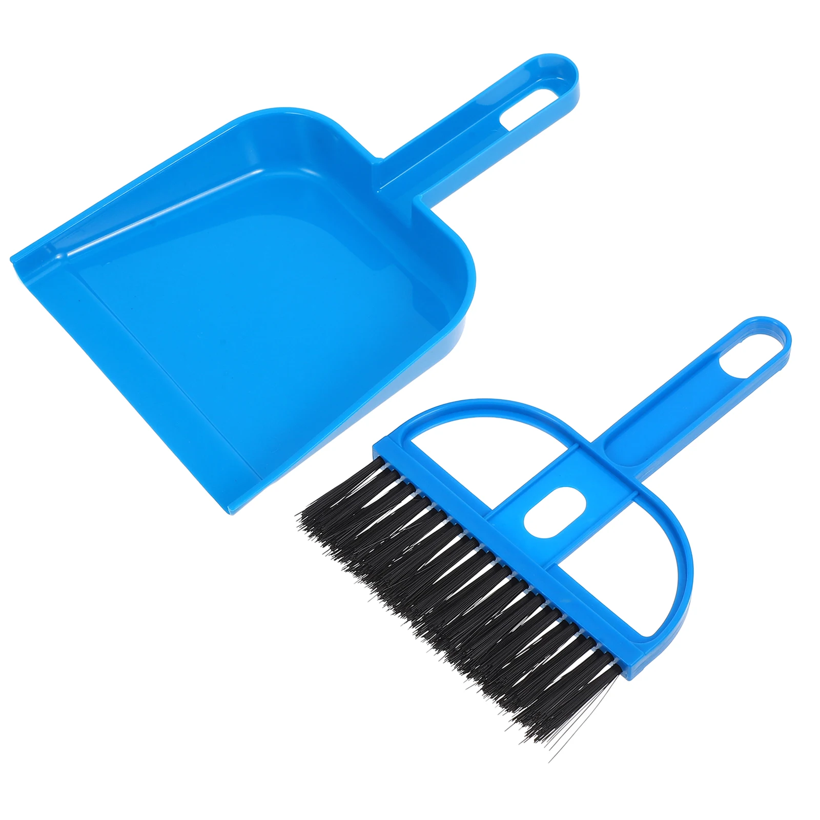 

Mini Broom and Dustpan Set Green Space Saving Integrated Design for Desk Car Interior Bedding Cleaning Portable Handheld Dust