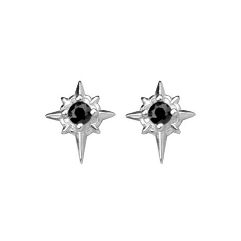 Zircon Star Earrings Small Exquisite Fashion Handmade Couple Jewelry Gift C1FC