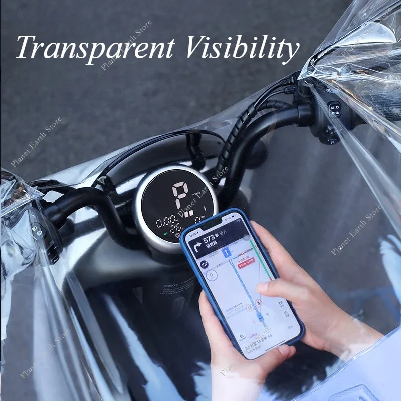 2025 القيادة معطف واق من المطر طويل شفاف دراجة نارية معطف واق من المطر الدراجات معطف واقي من المطر سترة الرؤوس معطف واقي من المطر مقنعين غطاء للمطر معطف واق من المطر