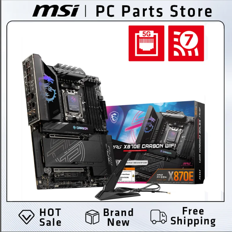 MSI MPG X870E Carbon WiFi: The Ultimate AM5 Platform for Ryzen 7