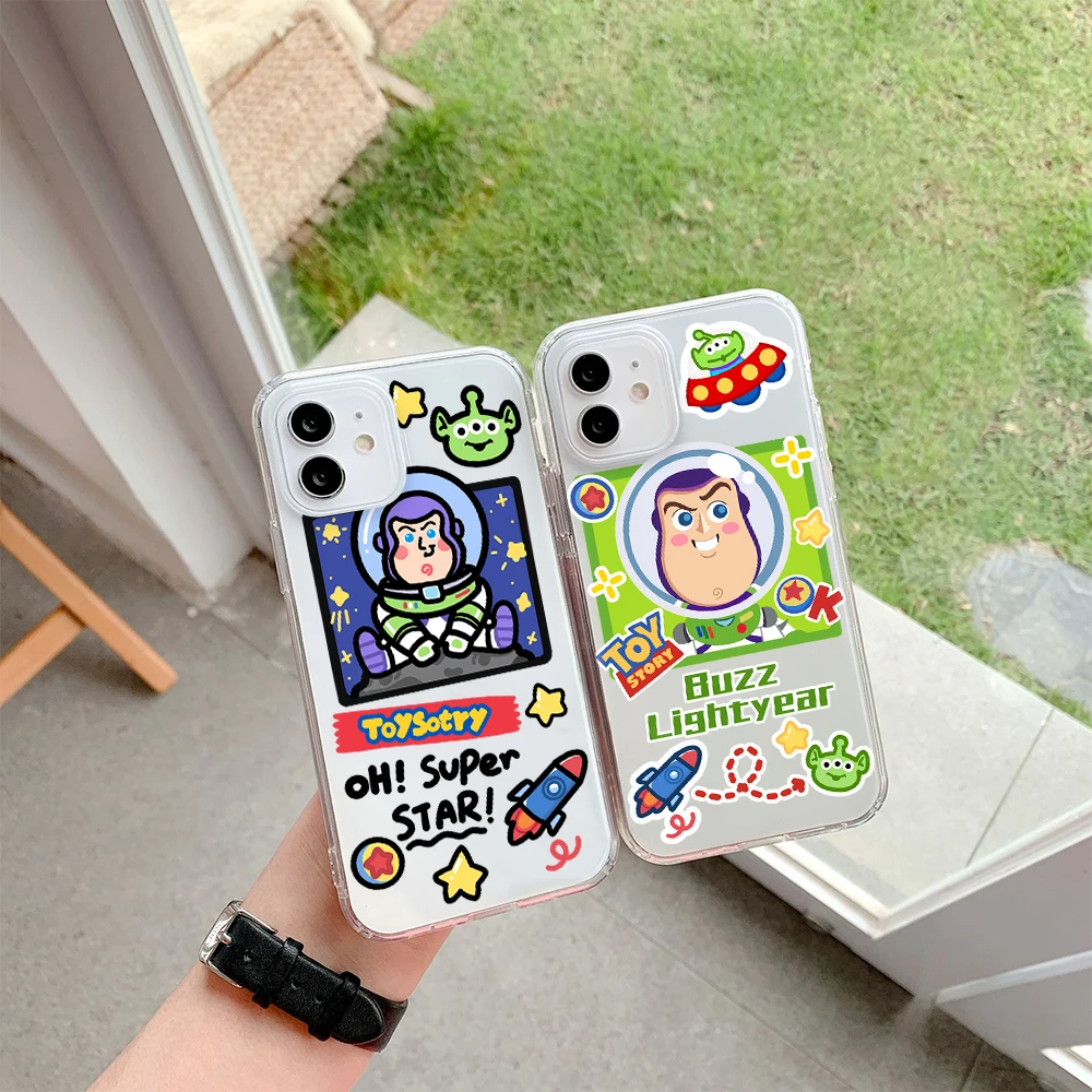 Brazil Lightyear Disney Funda de teléfono Silicone phone case For iPhone 14 13 12 mini 11 pro xs max X XR 5 6 7 PLUS Couple Gift