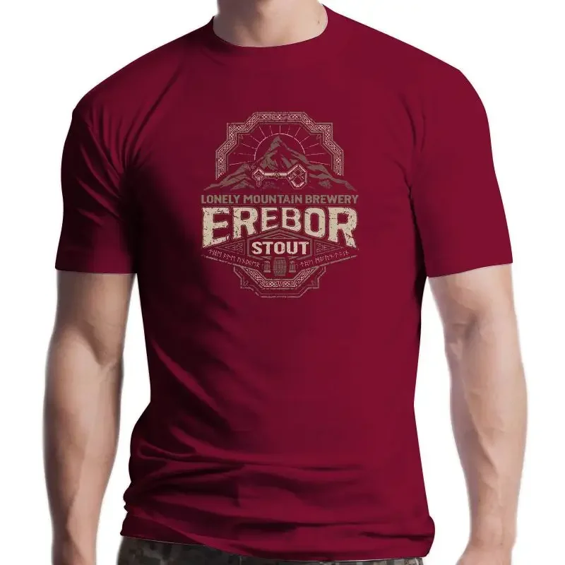 New Printed Men T Shirt Cotton tshirt Erebor Stout O-Neck Short-Sleeve Women T-Shirt