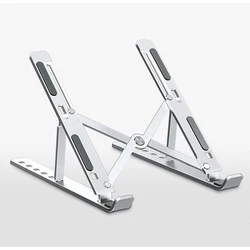 Laptop Stand Aluminum Desktop Lift Bracket Folding Portable Base Lifter for Windows/MAC/Pen Display/Graphics Tablet