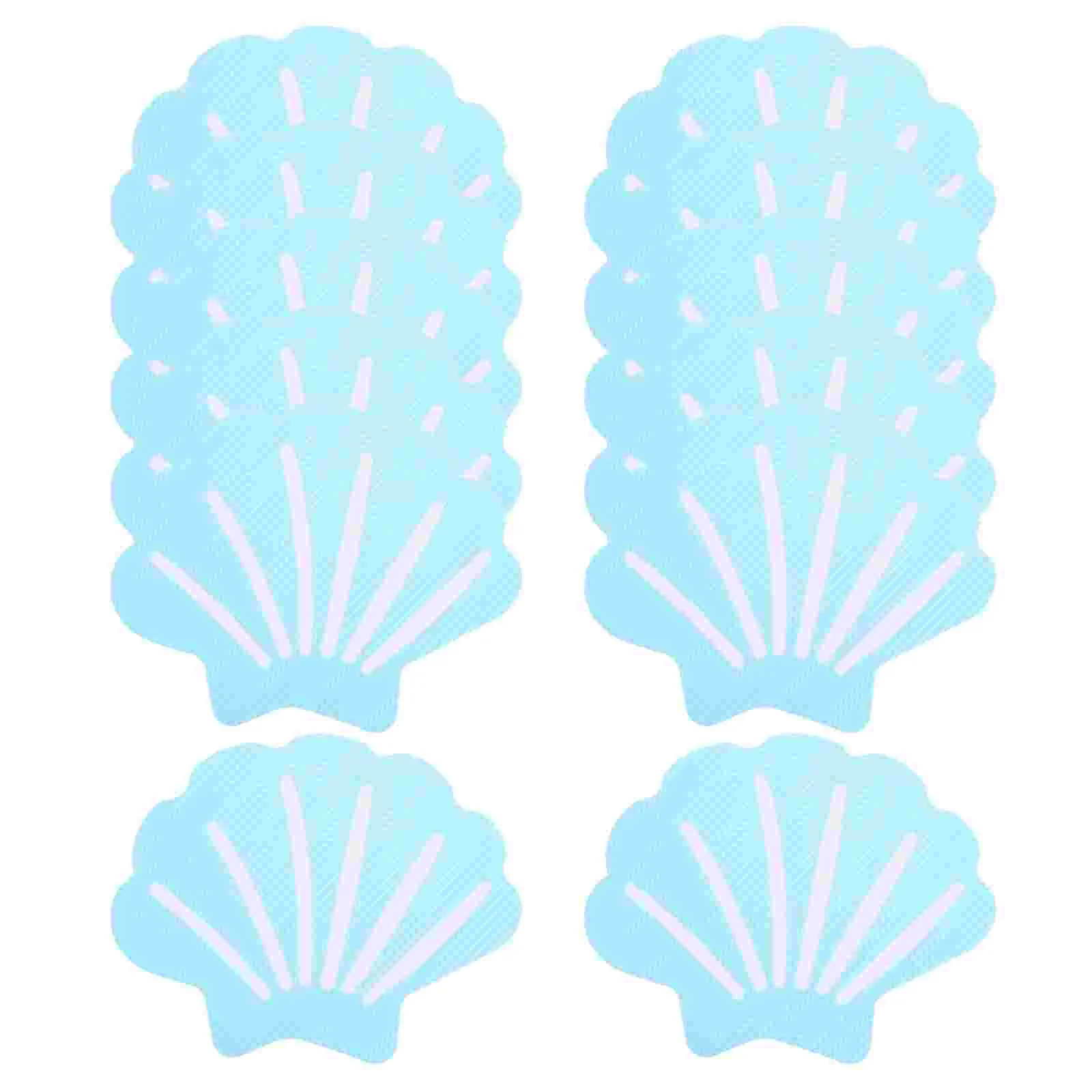 12 Pcs Balloon Shell Bath Sticker Child Sea Decor Shower Tomorrow Ocean Bathtub Non Slip Stickers