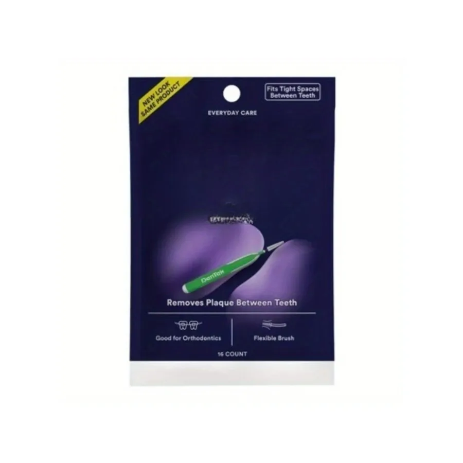 

Межзубные зубные щетки с контролем налета — 16-й график, нескользящие гибкие ручки обеспечивают комфорт и контроль за чистоту