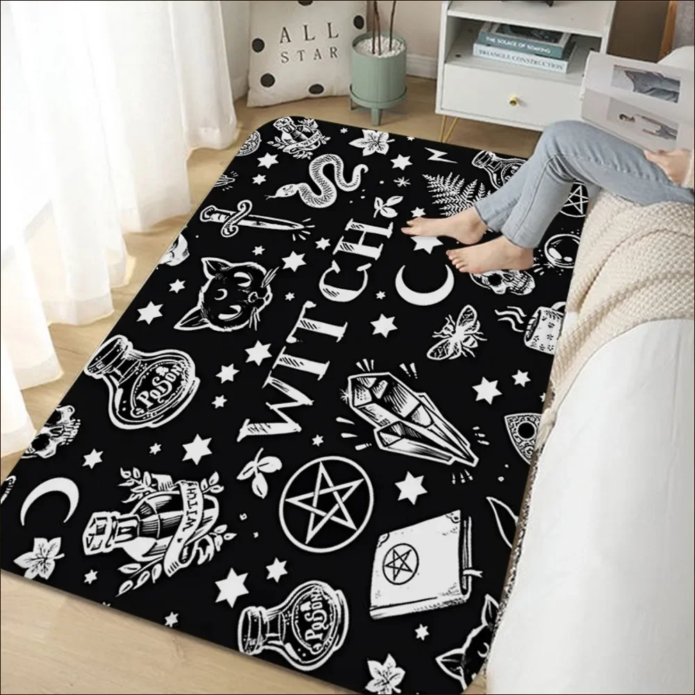 Witches Moon Tarot Floor Mat Bath Mat Nordic Style Home Doormat Bathroom-Toilet Mats Bedroom Welcome Doormat