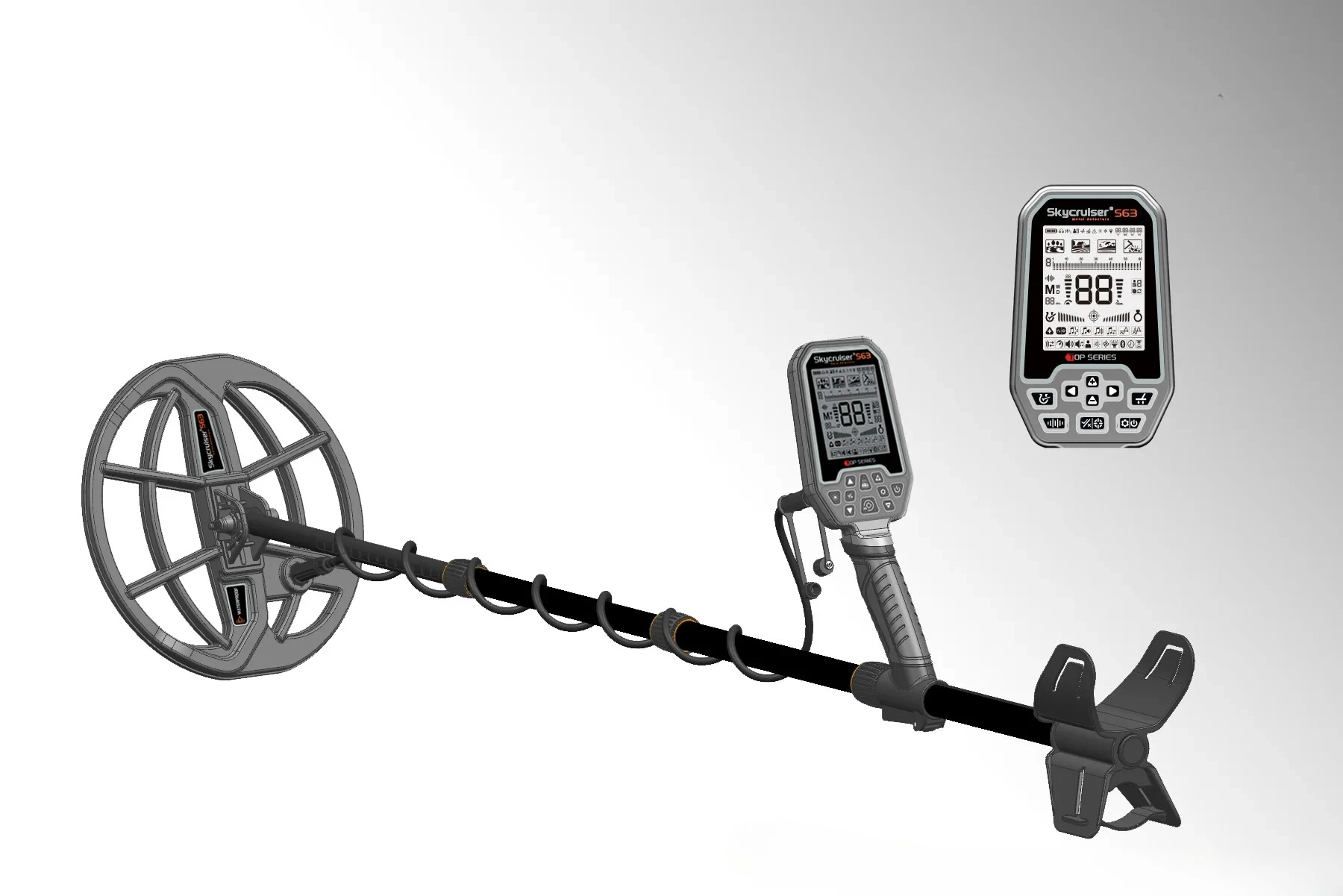 

Metal Detector for Adults Professional, Pinpoint Metal Detector Waterproof Gold and Silver, Higher Accuracy, TIANXUN S63 IP 68
