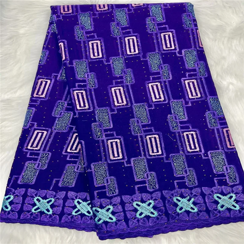 

5-ярдовая высококачественная швейцарская кружевная ткань, сухая кружевная вышивка, африканская 100% хлопчатобумажная ткань, швейцарская вуаль, кружево в Дубае, 30L393005