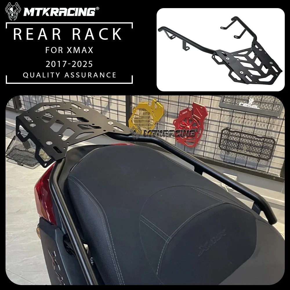 

FOR YAMAHA XMAX 2017-2025 Rear Luggage Rack Motorcycle Top Case Rear Carrier Support Bracket Accessories