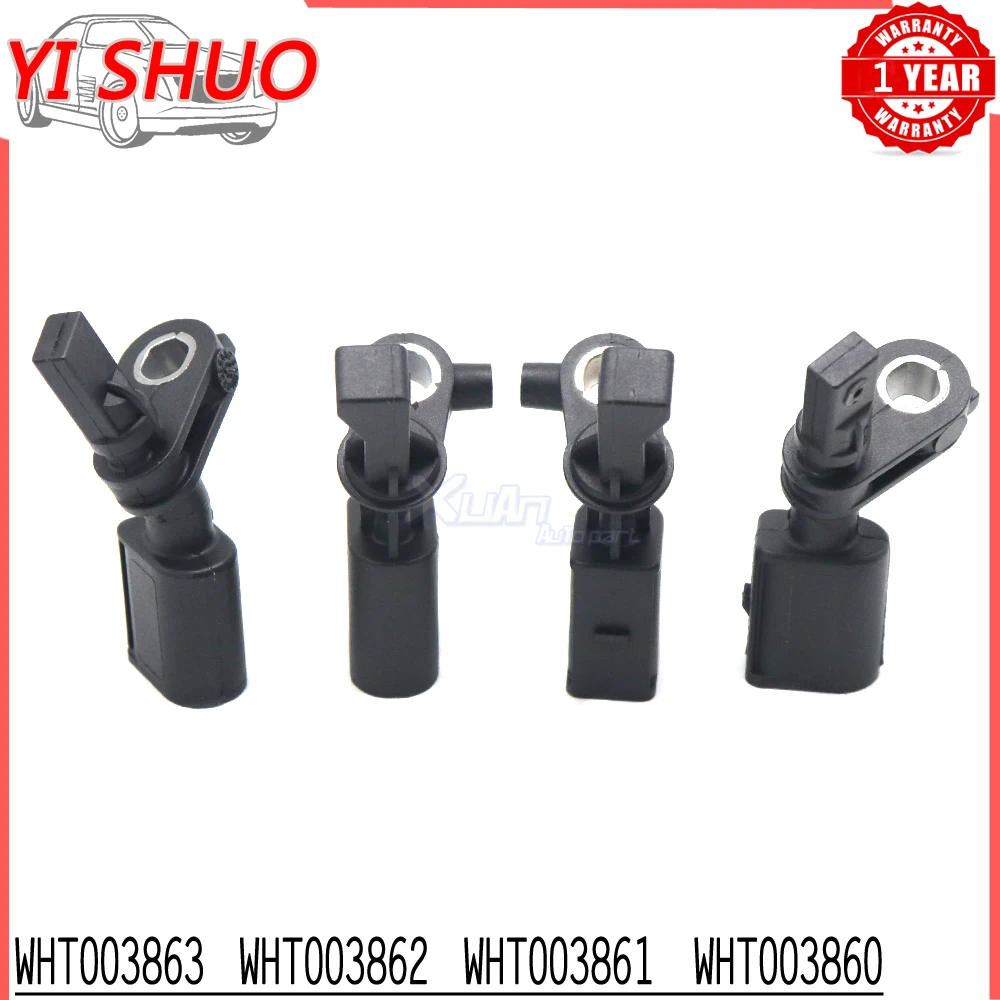 4pcs ABS Wheel Speed Sensor WHT003863 WHT003862 WHT003861 WHT003860 For Volkswagen Golf Passat B8 Bora Polo A1 AUDI A1 A3 Q2 TT