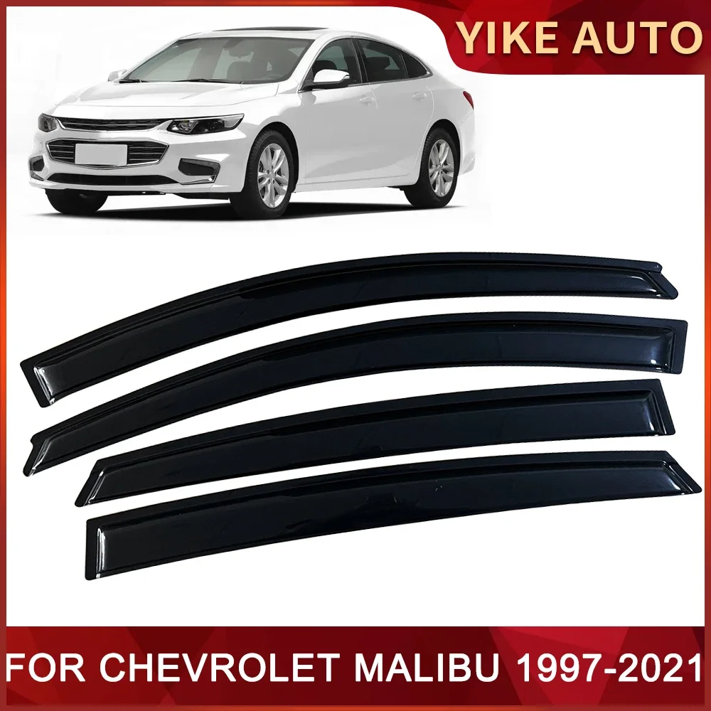 

Козырек для окон для CHEVROLET MALIBU 1997-2021, козырек для дверей Holden Malibu, защита от ветра, солнца, дождя, ветровые дефлекторы для боковых окон, автозапчасти