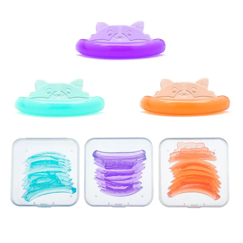 

5Pairs Silicone Eyelash Perming Curler Lifting Pads Reusable 3D Lashes Perm Rods Lash Extension Supplies
