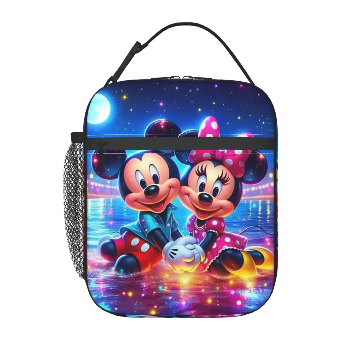 

Custom Minnie Lunch Bag Thermal Cooler Insulated Lunch Box for Children School Food Portable Tote Bags