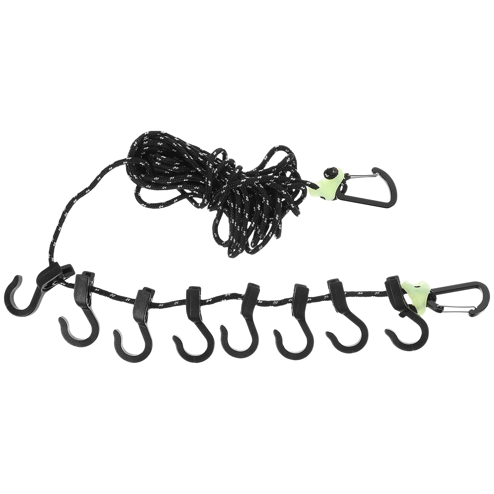 

Foldable Windproof Clothesline Travel Camping Essentials for Camper Fiber Washing
