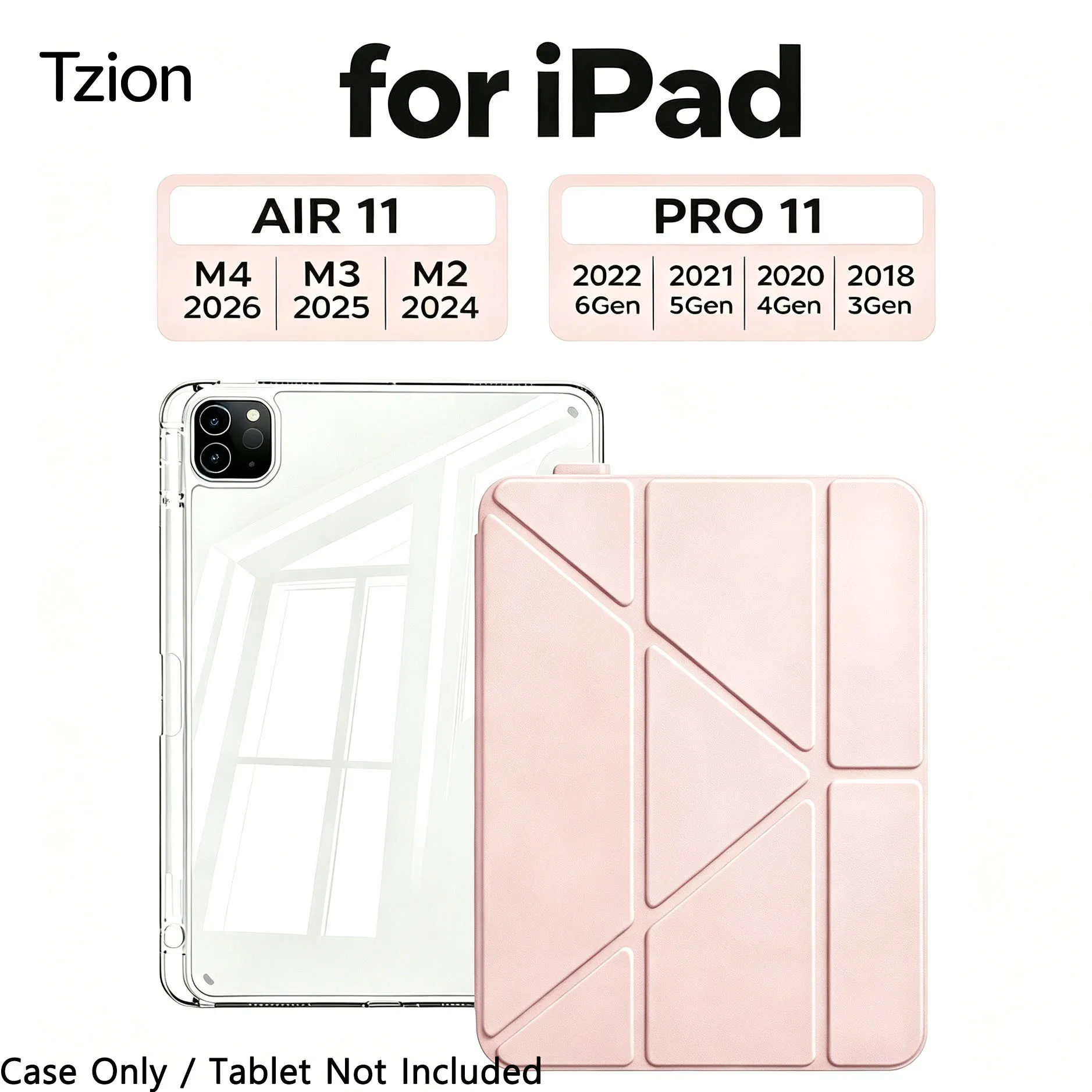 Tablet Case for Apple iPad Mini Air Pro 8.3 9.7 10.2 10.5 10.9 11 12.9 13 5th 6th 7th 8th 9th 10th 11th Generation Smart Cover
