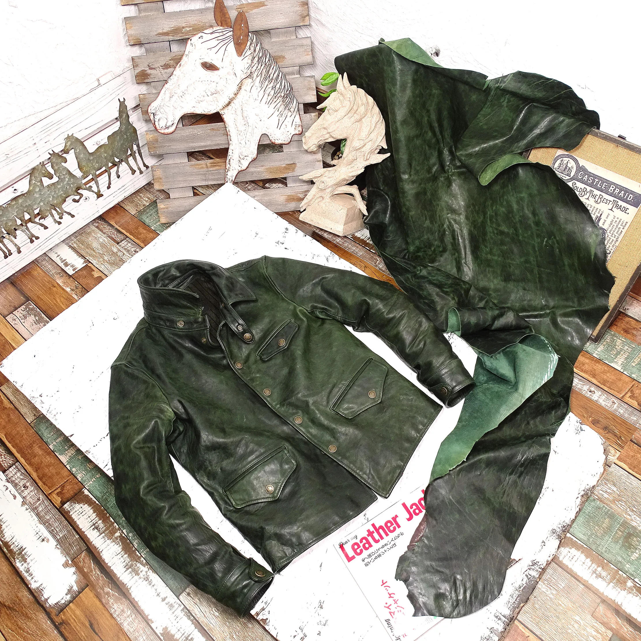 

Tailor Brando полностью зернистая мужская винтажная куртка из натуральной кожи растительного дубления из конской кожи, классическая Brakeman