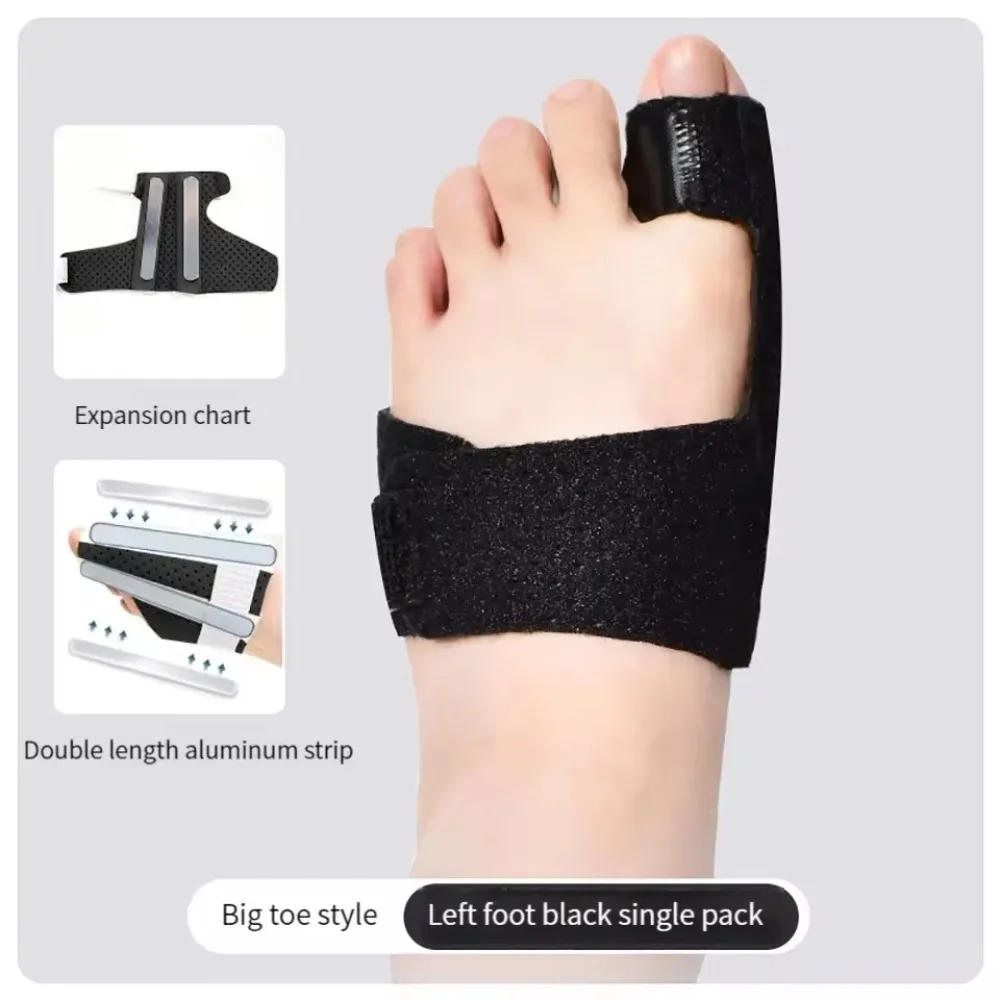 

Adjustable Bunion Corrector Band Soft Metal Reinforcement Big Toe Straightener Joint Support Universal Foot Correction Brace
