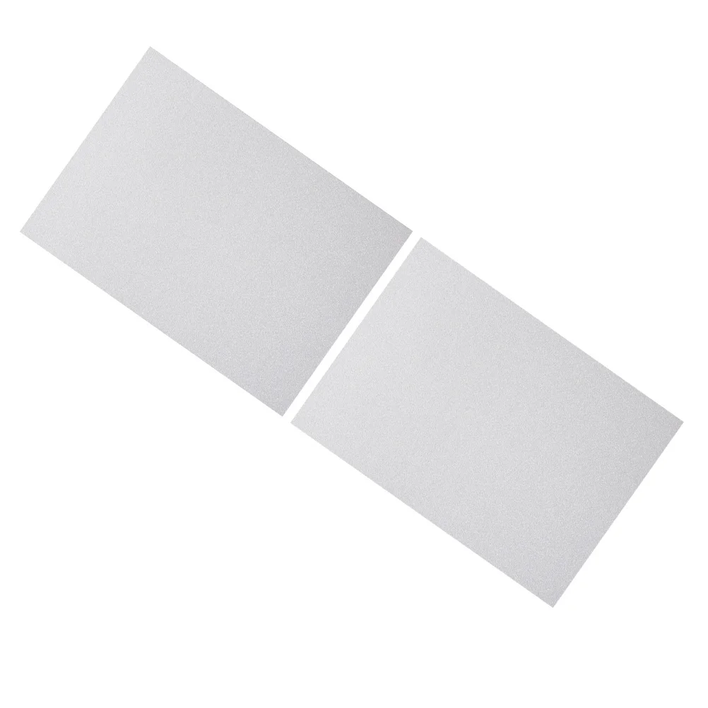 

2Pcs Grey Sparkling Glitter Cardstock Craft Paper Sheets for DIY Scrapbooking Card Making Handmade Invitation Decorations