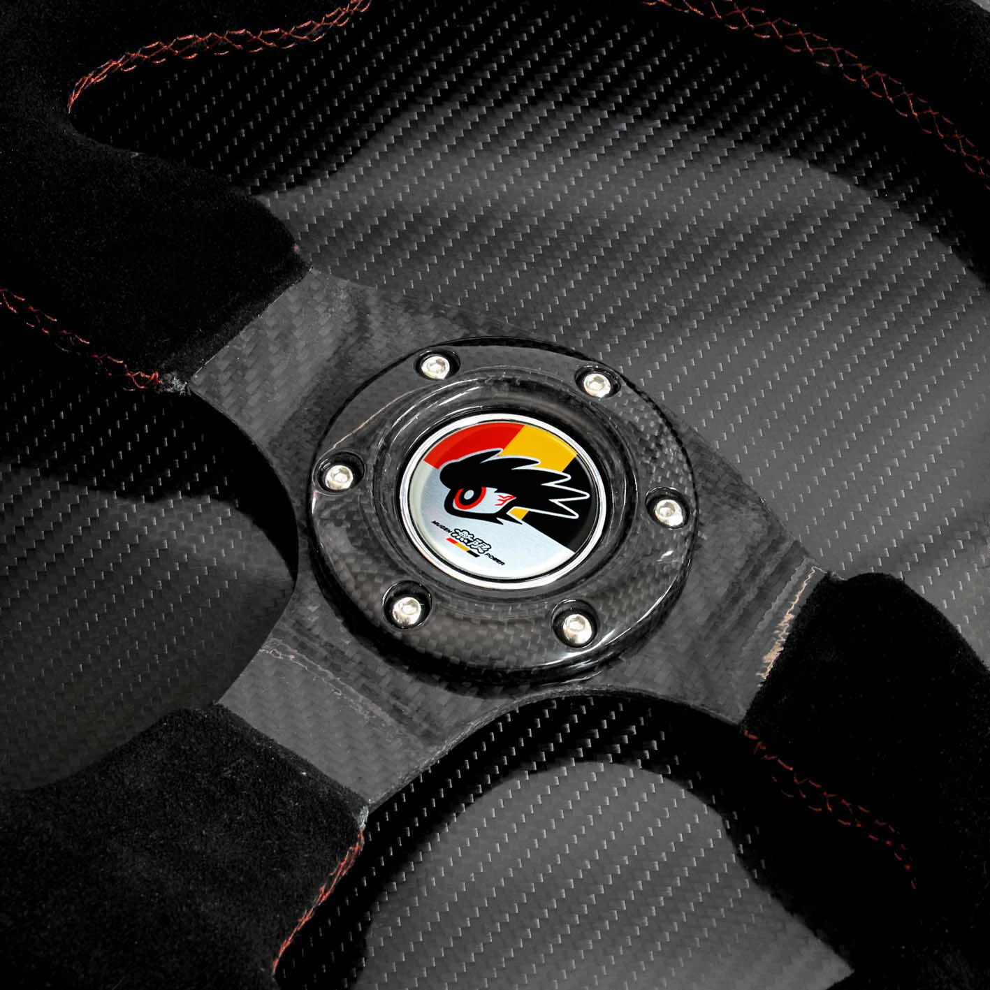 high quality Mugen Power Car Styling Racing Steering Wheel Horn Push Button Speaker Control Cover ABS Edge Cover Ring JDM