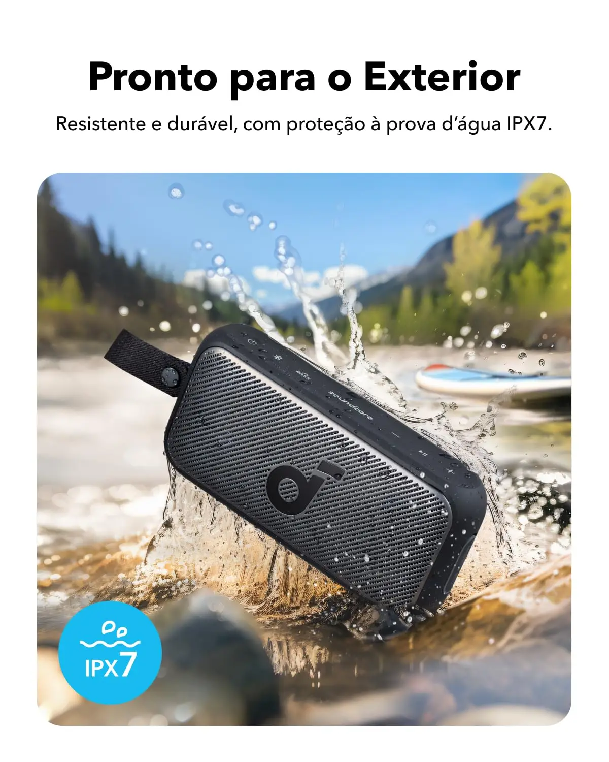 مكبر صوت ساوند كور موشن 300 لاسلكي عالي الدقة مع BassUp، مكبر صوت بلوتوث مع تقنية SmartTune، صوت ستيريو 30 وات #5