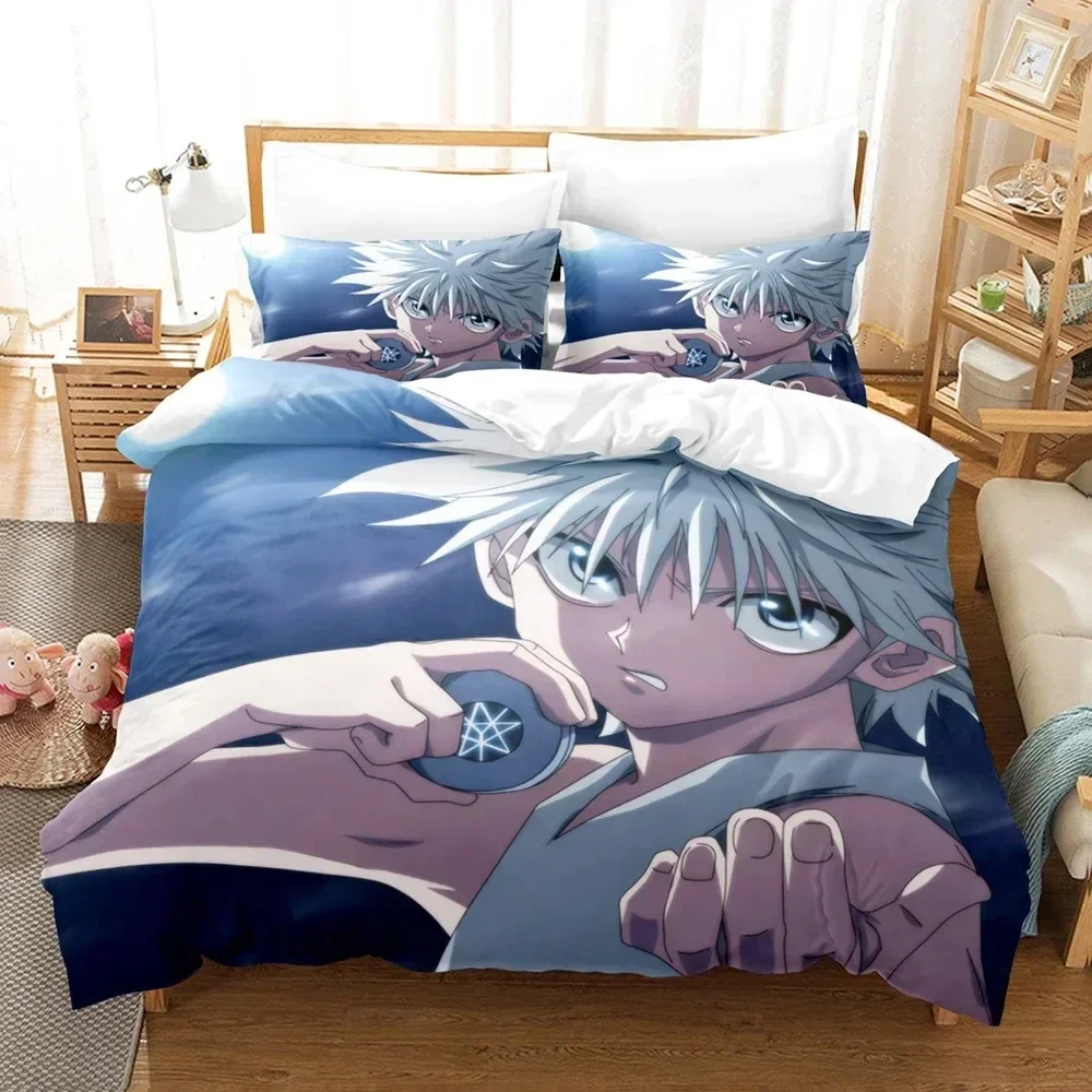 Exquisite New Hunter X Hunter Bedding Set Single Twin Full Queen King Size Bed Set Aldult Kid Bedroom Anime