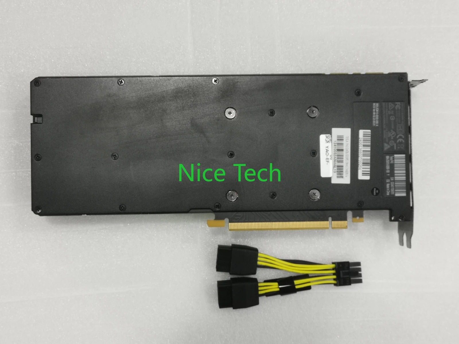بطاقة مسرع NVIDIA Tesla P40 24GB DDR5 GPU Dual PCI-E 3.0 x16 للخادم #2