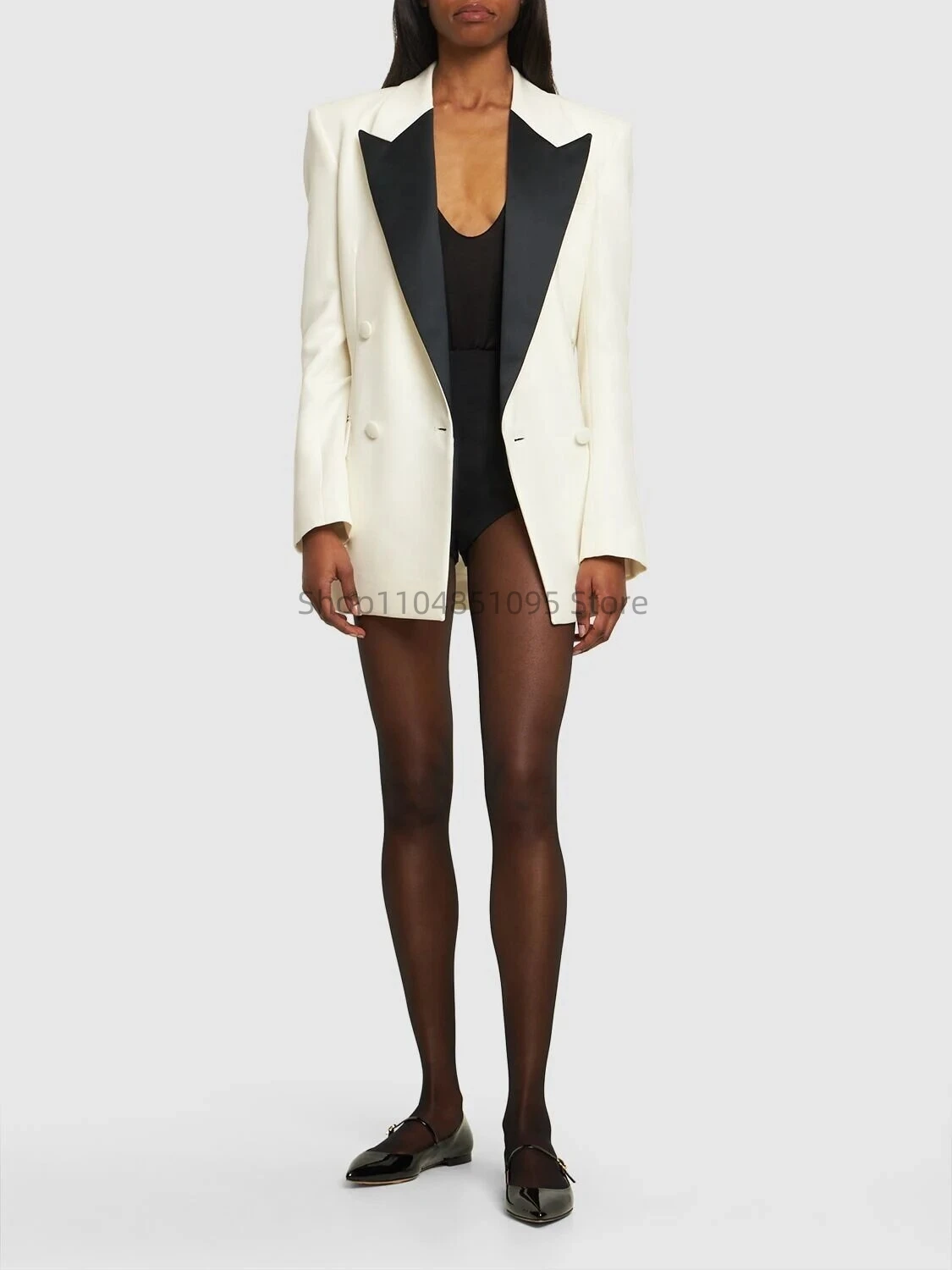 Womens Casual Blazers Open Front Long Sleeve Work Office Suit Jackets Peak Lapel Blazer Stylish Slim Coat Fashion Women Suit