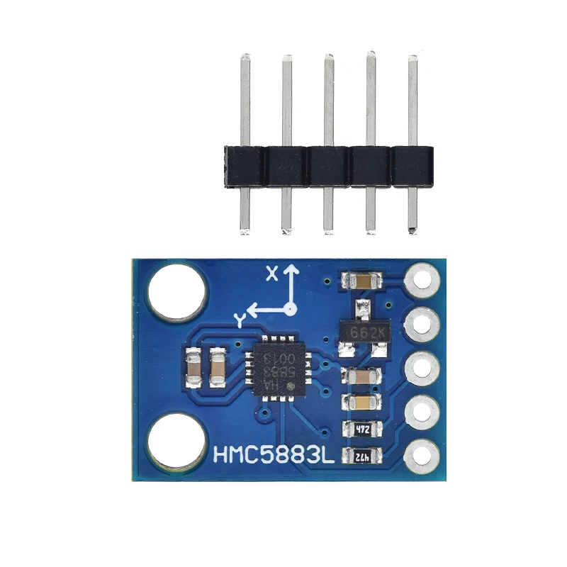 TZT GY-273 3V-5V QMC5883L Triple Axis Compass Magnetometer Sensor Module Three Axis Magnetic Field Module For Arduino