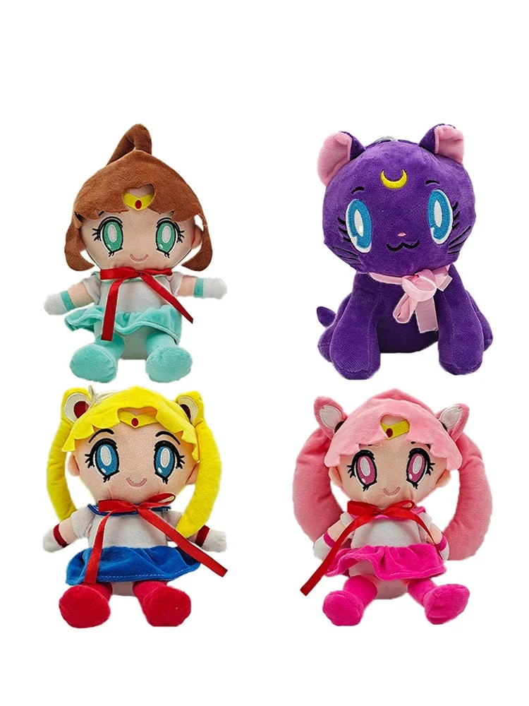 25CM Kawaii Sailord Mond Plüschtier Mond Katze Mond Hase Süßes Mädchen Herz Gefüllt Anime Puppe Geschenk Zuhause Schlafzimmer Dekor Geburtstagsgeschenk – Detail 1