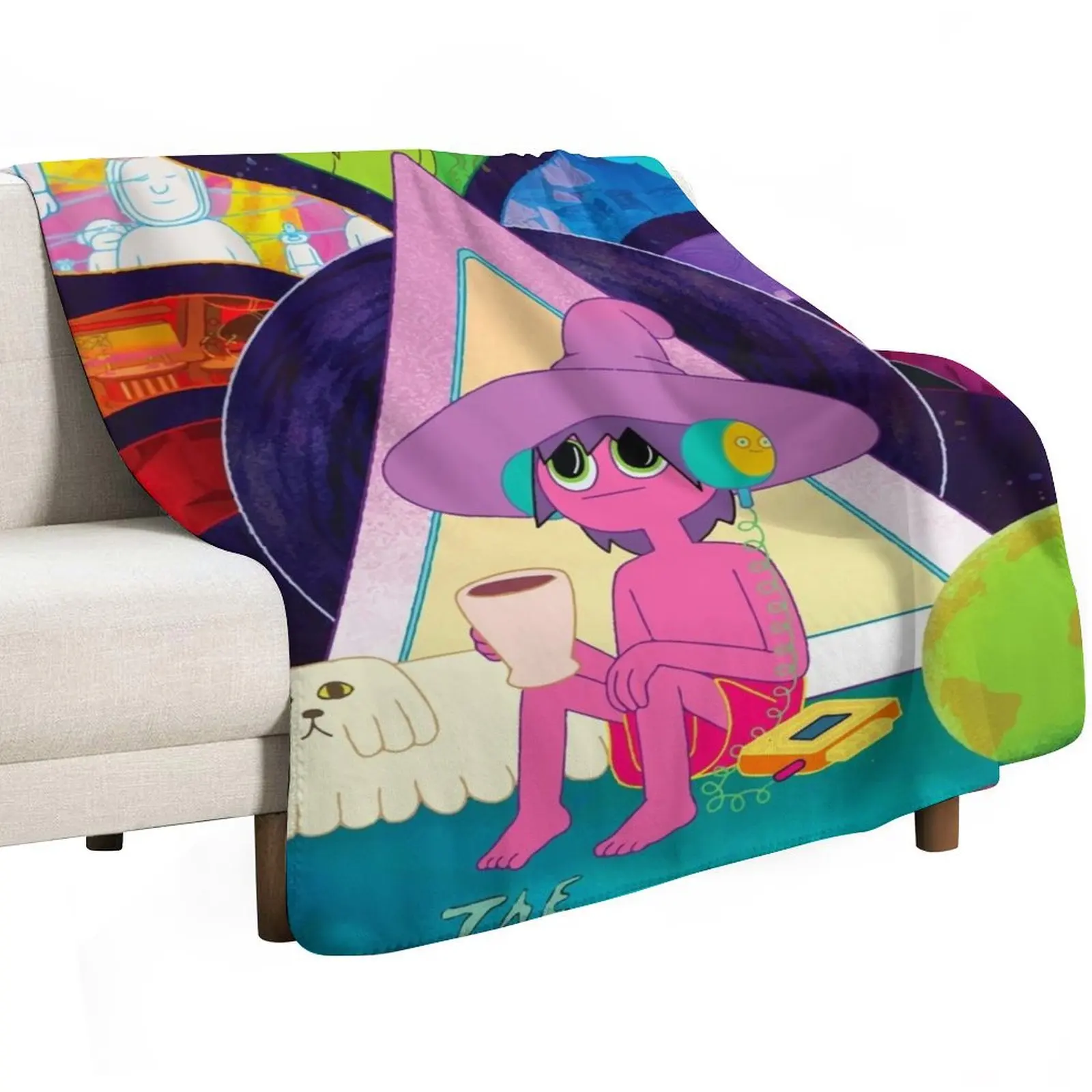 Midnight Gospel Throw Blanket anime Warm Bed warm winter cosplay anime Hairy Blankets