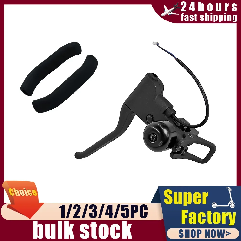 Brake Handle for Ninebot F20 F25 F30 F2 Plus Max G30 Electric Scooter 2 in 1 Brake lever Assembly with Bell Ring for Xiaomi M365