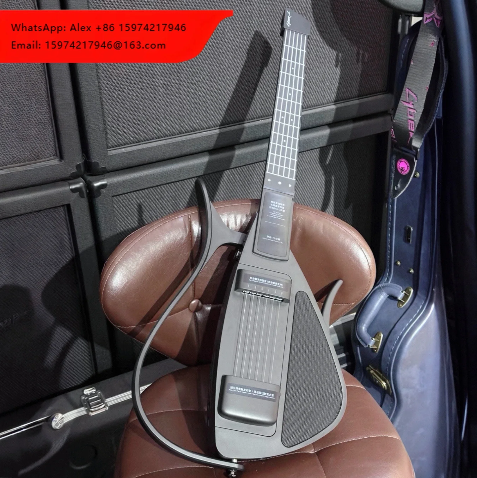 Enya Cyberg Cyber Electric Guitar 6-String ABS Body Humbucker Pickups Model Cyber Painted Finish ABS Neck For Playing Singing