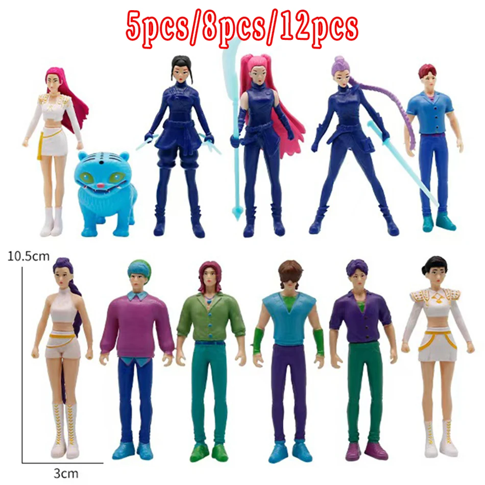 

Kpop демонохотники аниме фигурка модель игрушка мультфильм игровая периферия украшение стола коллекция фигурки модель игрушка для детей подарок