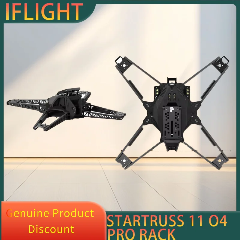

Комплект рамы IFlight Startruss 11 O4 FPV с колесной базой 7 мм, колесная база 473 мм для DJI O4 Air Unit Pro FPV Cinelifter, детали дрона