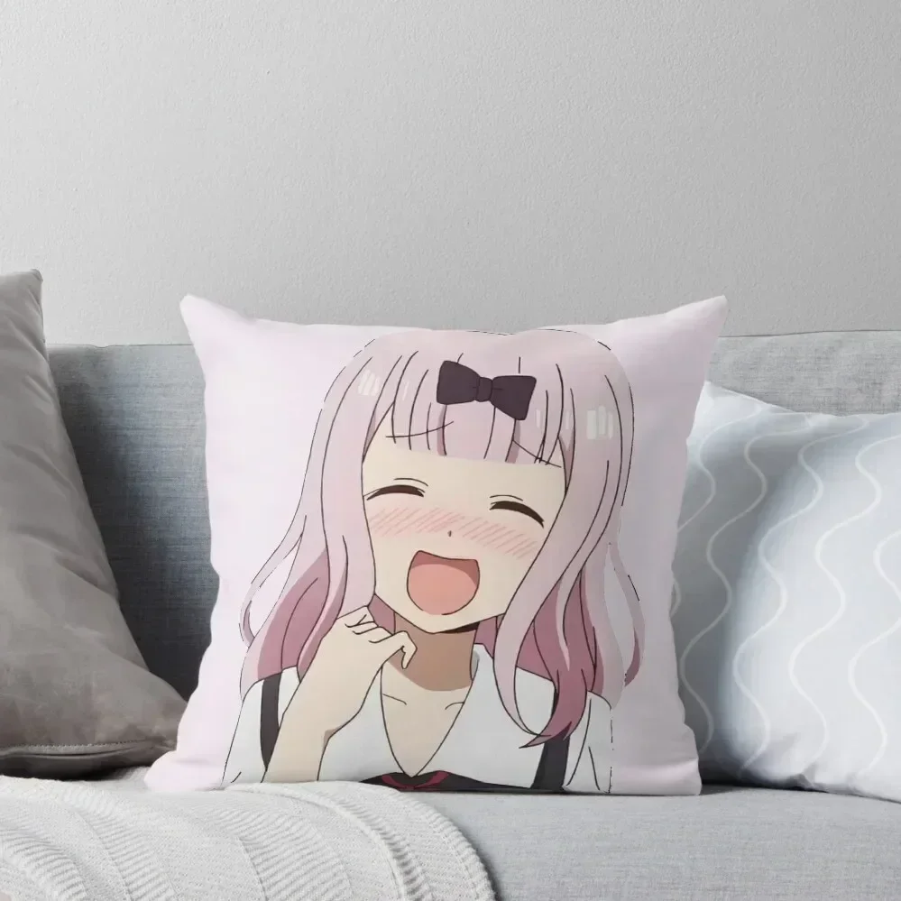 Fujiwara Chika Throw Pillow Cushions For Children Pillows Aesthetic pillow