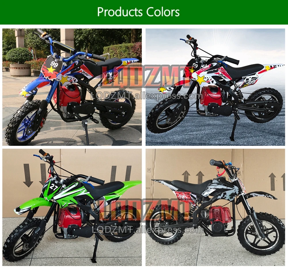 Adult Children Gas Motorcycle 4-Stroke 49 CC 50 CC Gasoline MOTO Scooter Dirt Bike For Child Boys Girls Birthday Gifts Toy Car