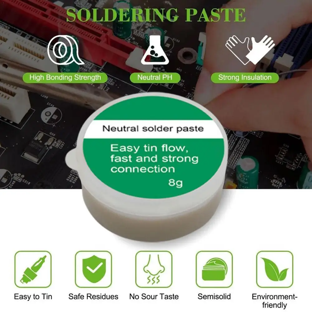 8/10/30g Soldering Paste Rosin Flux Paste Solder Rosin Welding Grease Cream Welding Repair Solder Oil For Iron Stainless Steel