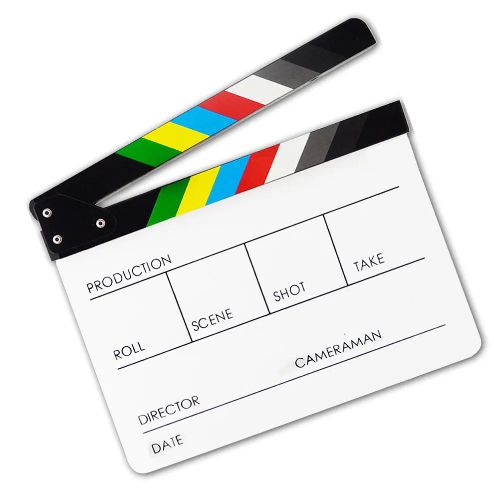 1 قطعة لوح كلابر أكريليك متعدد الوظائف لفيلم لعب الأدوار دعامة تصوير مدمجة في سبورة بيضاء قابلة للمسح مغناطيسية