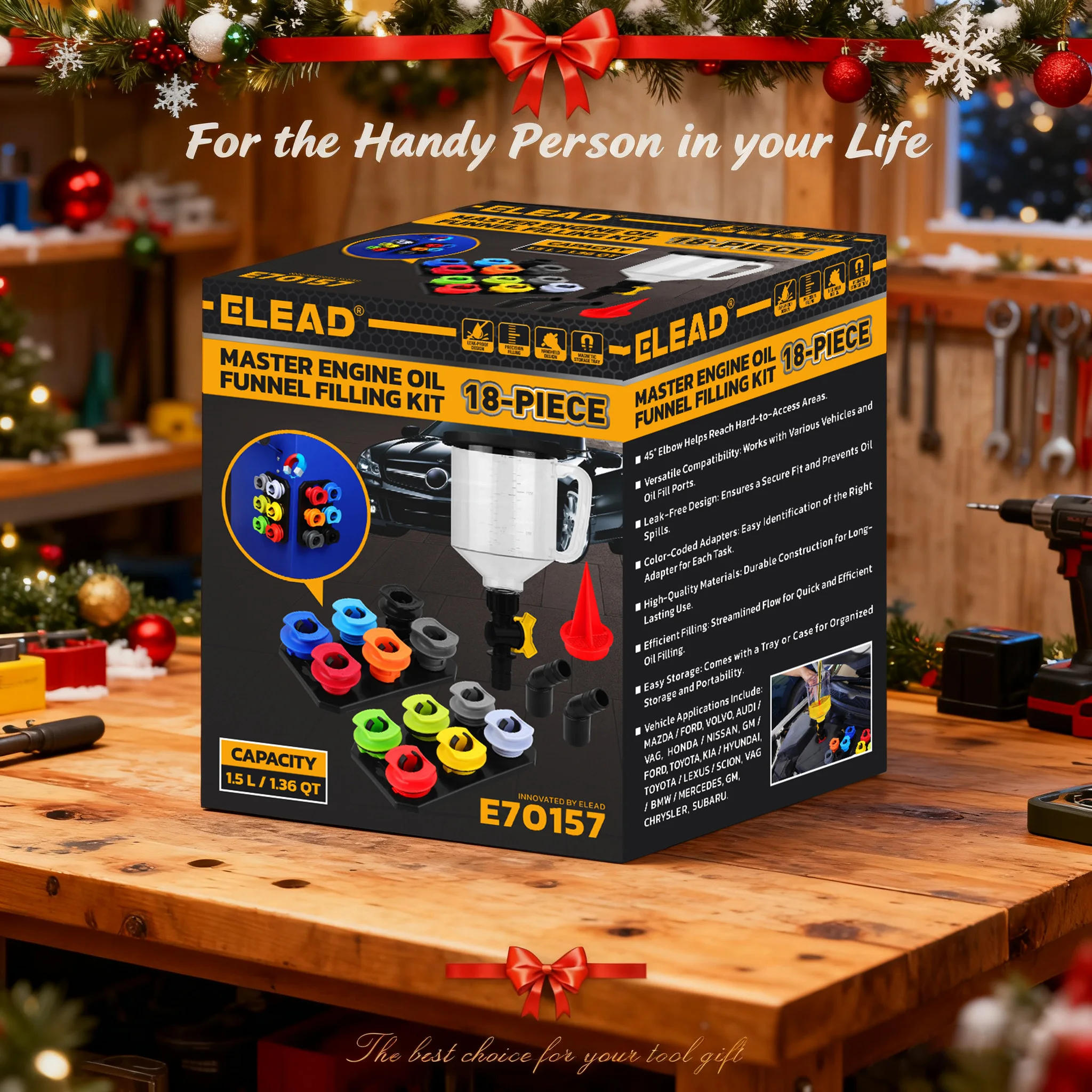 

18 шт. комплект для наполнения воронки моторного масла, набор воронок для охлаждающей жидкости 1,36 кВт/1,5 л, вороки для автомобильного использования