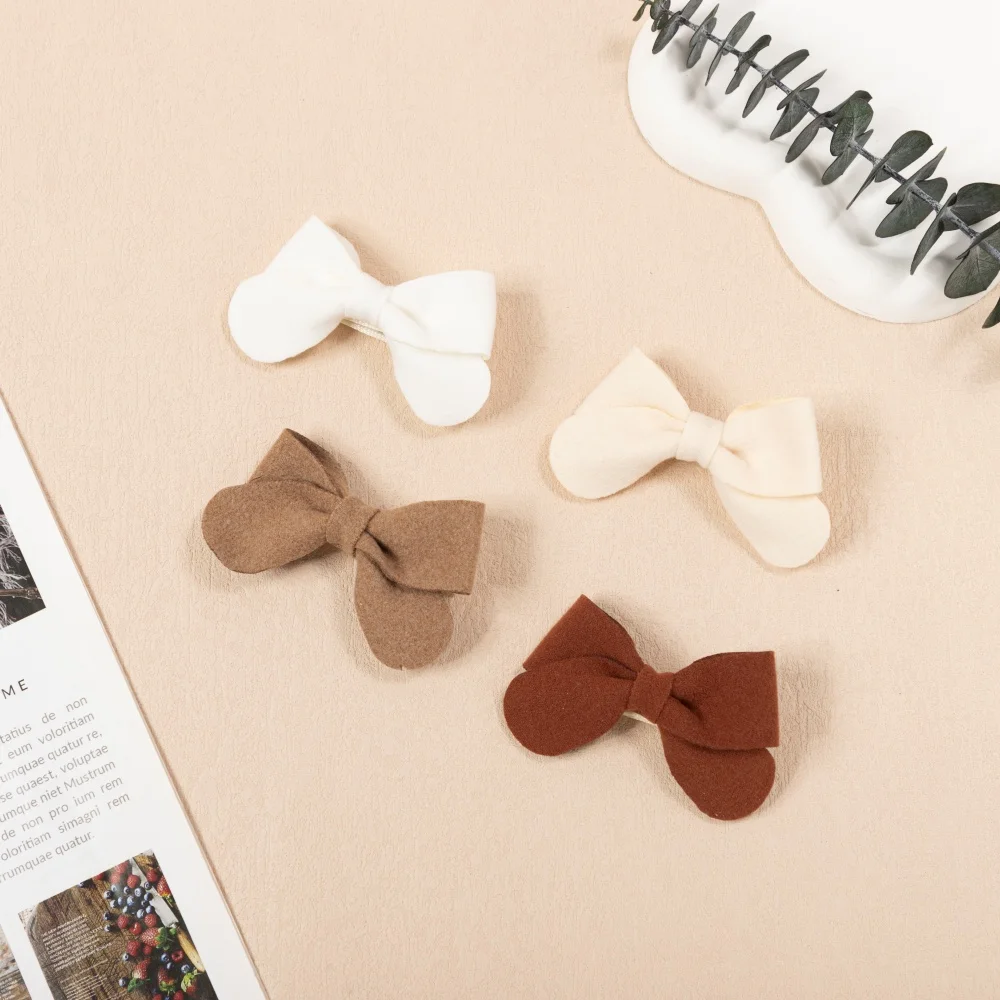 

Baby Hair Clips for Girls Bow Side Clip Newborn Hair Accessories Kids Handmade Hairpins Bowknot Hair Holder Photography Props