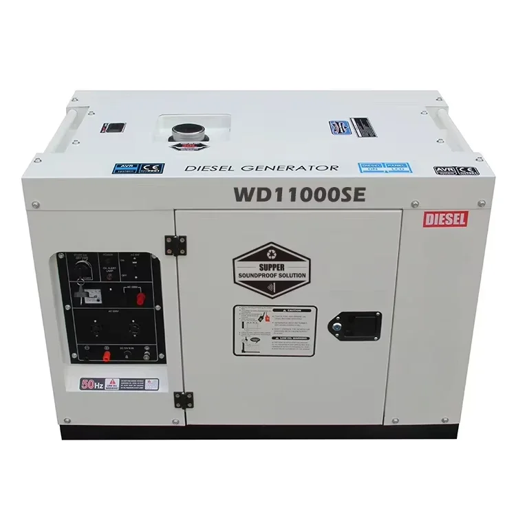 

-220V 50Hz/60Hz Super Air-cooled Super Silent Diesel Generator 10KW for sale
