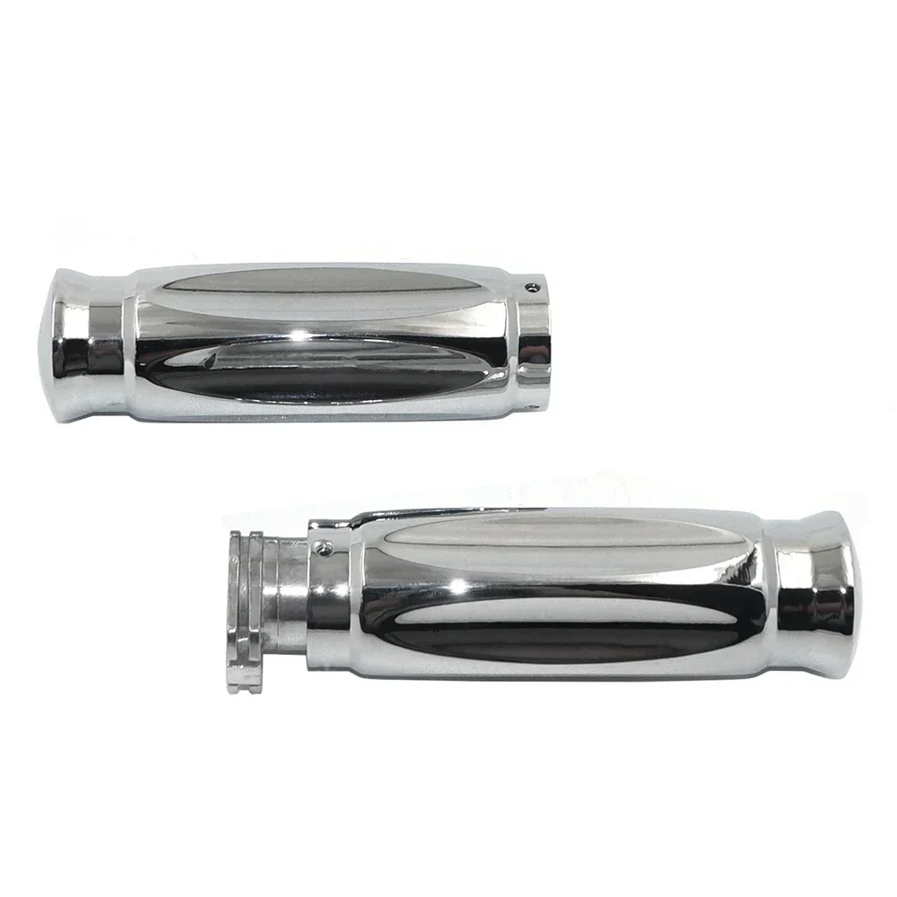 

Motorcycle Parts Custom New Hand Grips For Honda 7/8" 22mm Handlebar Sports Bikes Chrome