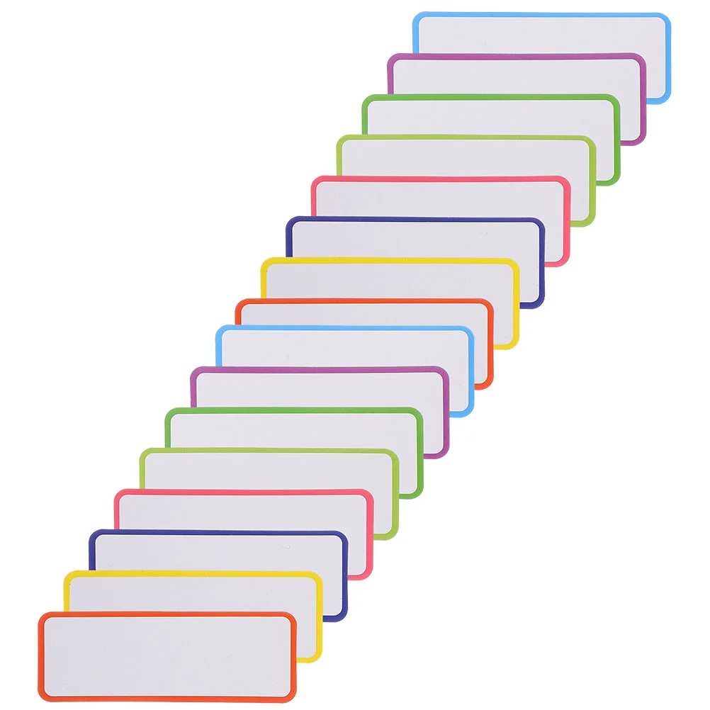 54 Pcs Magnetic Label Sticker Dry Erase Magnets Whiteboards Stickers Fridge Erasable Labels Card