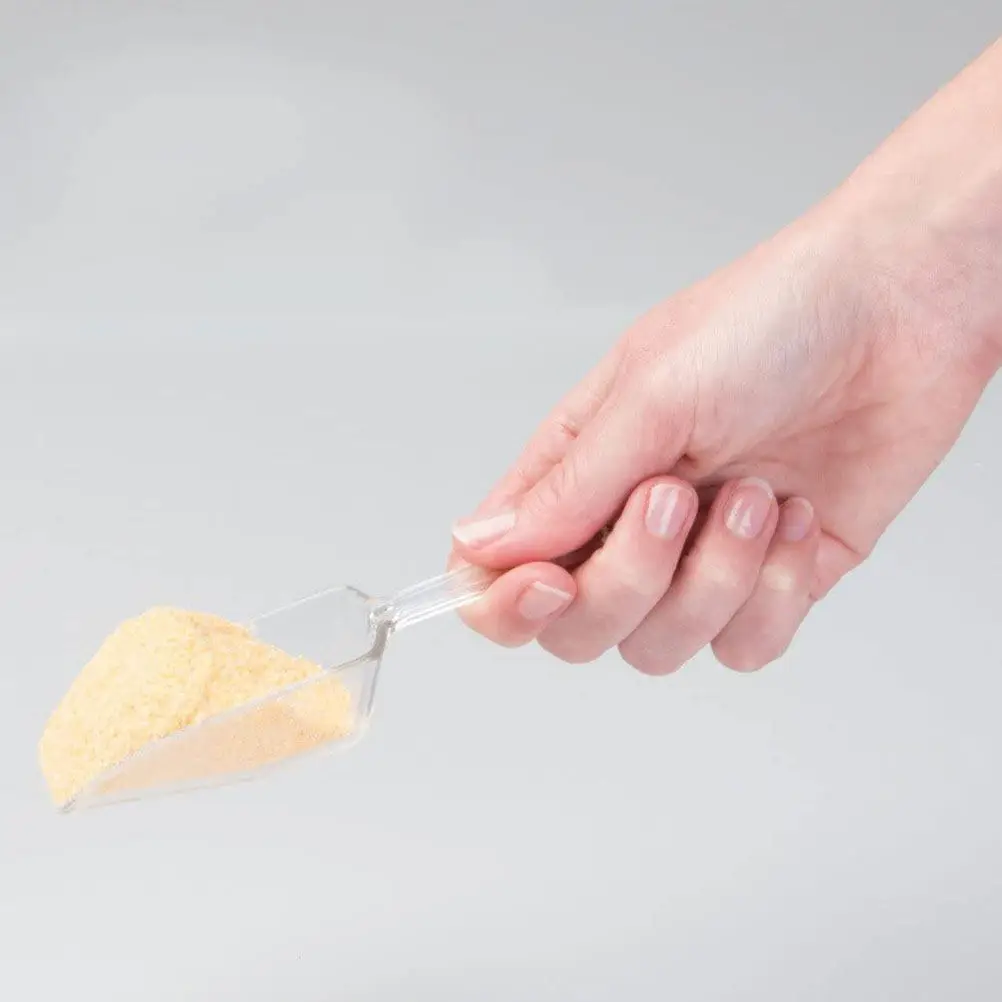 12Pcs Plastic Scoops Set Durable Kitchen Flour Sugar Tea Leaves Serving Scoops Multipurpose Cooking Tools Home Supplies