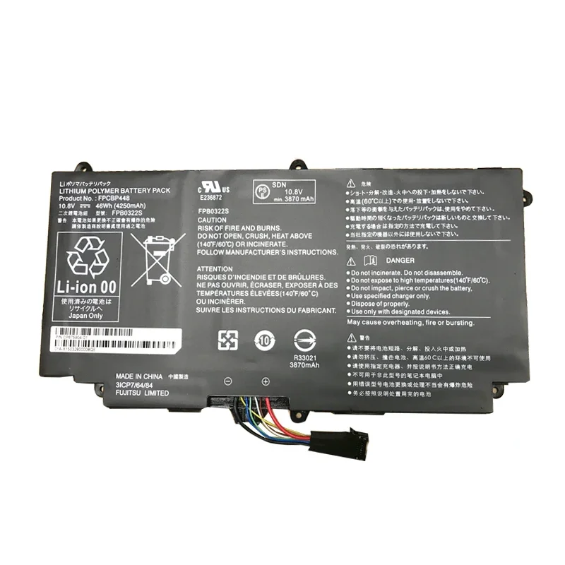 LMDTK New FPCBP448 10.8V 46WH FPB0322S Laptop Battery For Fujitsu Q775 Q736 Q737 CP675904-01