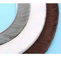 1 Meter Self Adhesive Seal Strip Window Pile Brush Seal Strip Weatherstrip Draught Excluder Door Brush Swal Weather Strip